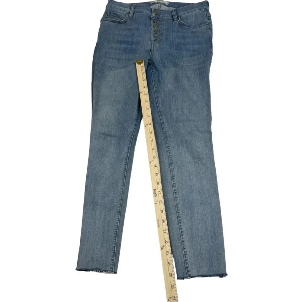 Free People Button Fly Raw Hem Jeans - Picture 10 of 10